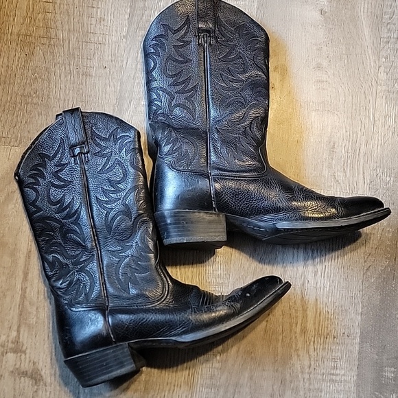 Men\'s Size 11.5 Black Ariat Western Cowboy Boots main image 7